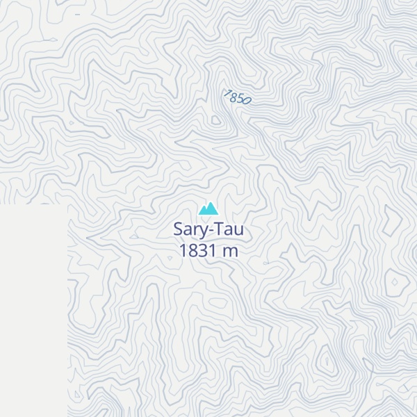 Map of Sary-Tau