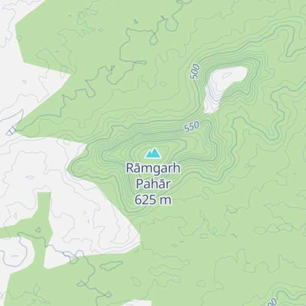 Map of Rāmgarh Pahār