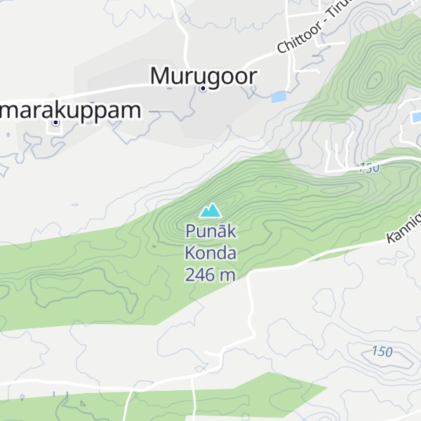 Map of Punāk Konda