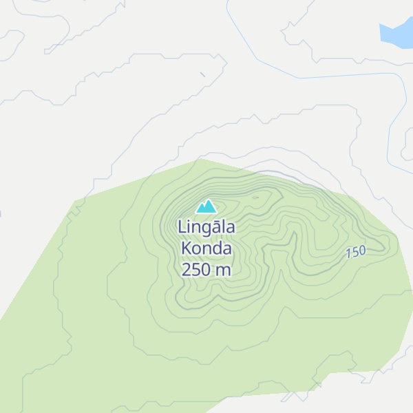 Map of Lingāla Konda