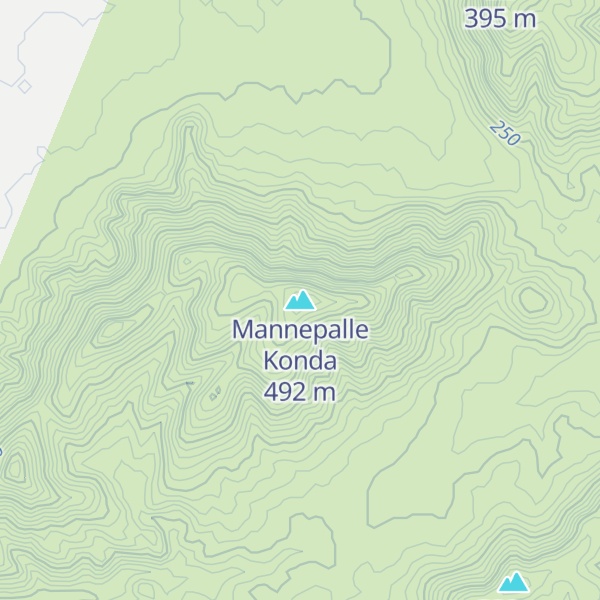 Map of Mannepalle Konda