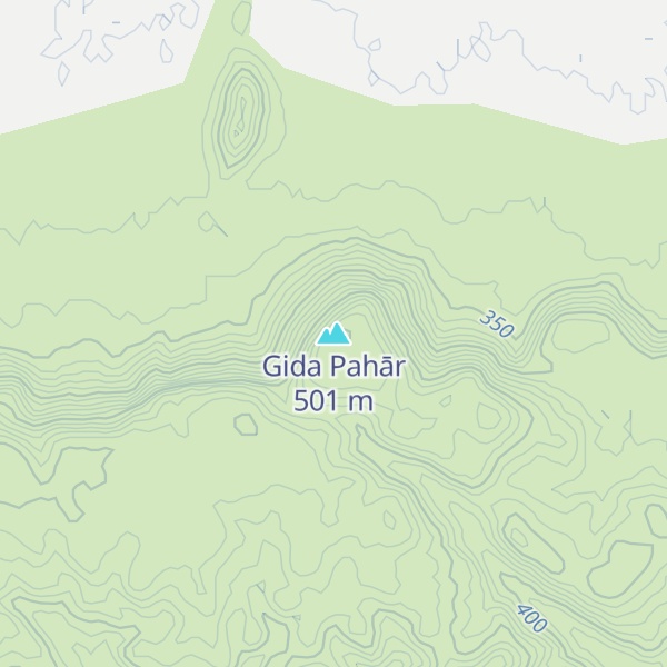 Map of Gida Pahār