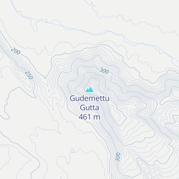Map of Gudemettu Gutta