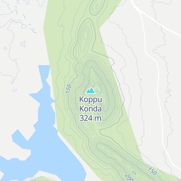 Map of Koppu Konda
