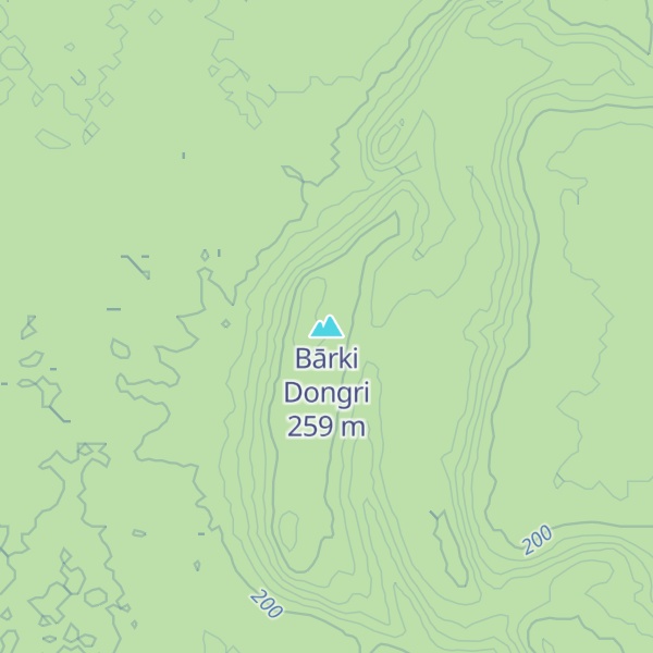 Map of Bārki Dongri