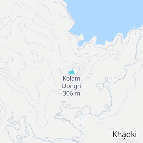 Map of Kolam Dongri