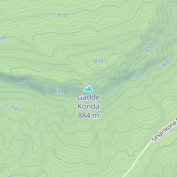Map of Gadde Konda