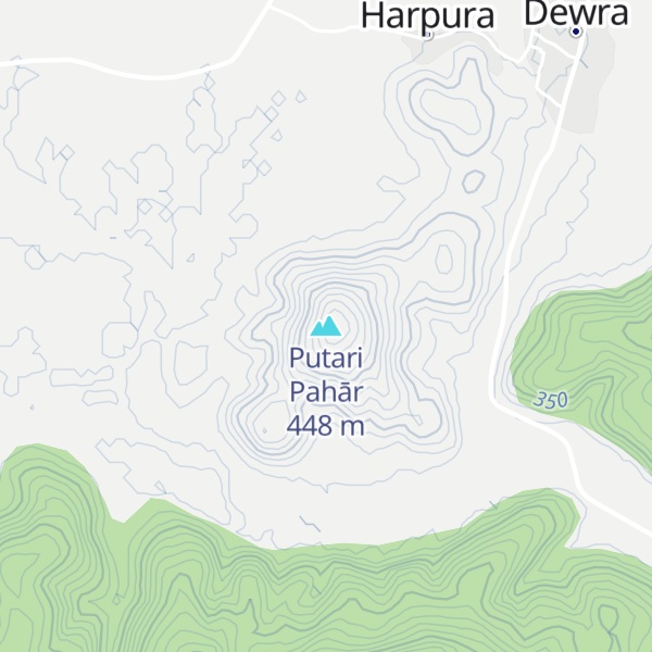 Map of Putari Pahār