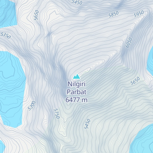 Map of Nilgiri Parbat