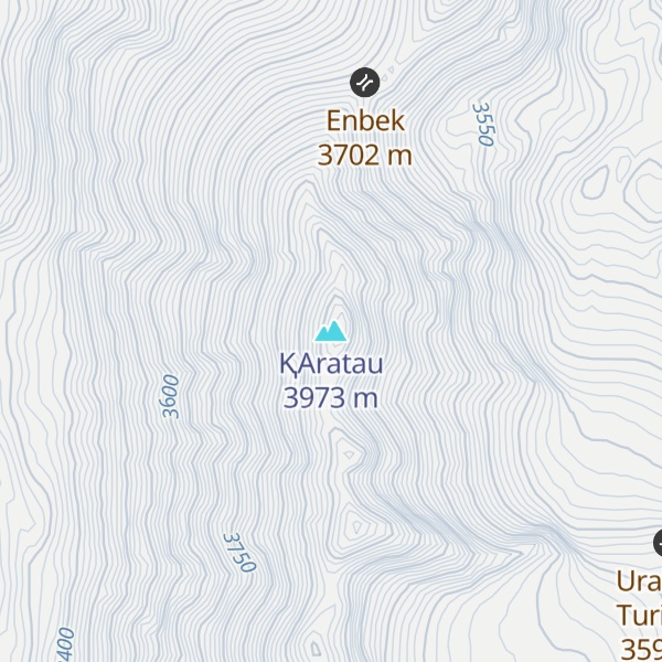 Map of ҚAratau