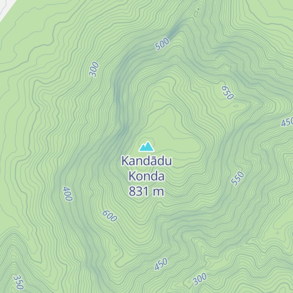 Map of Kandādu Konda