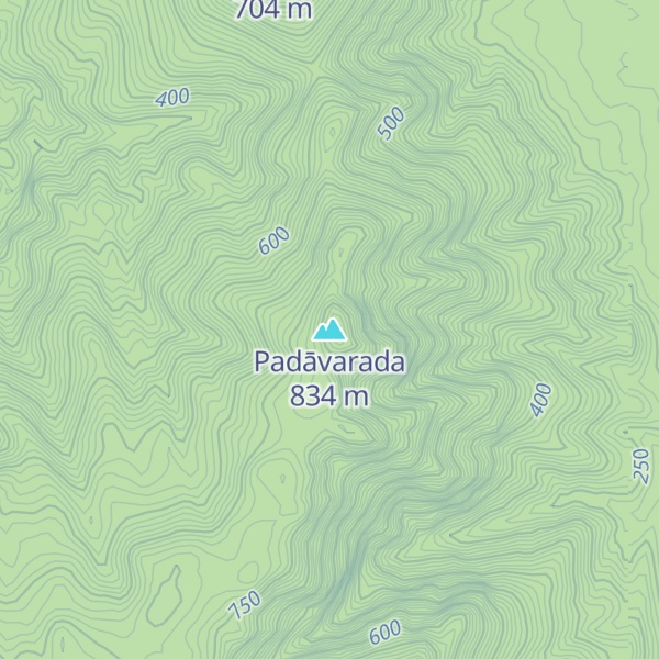 Map of Padāvarada