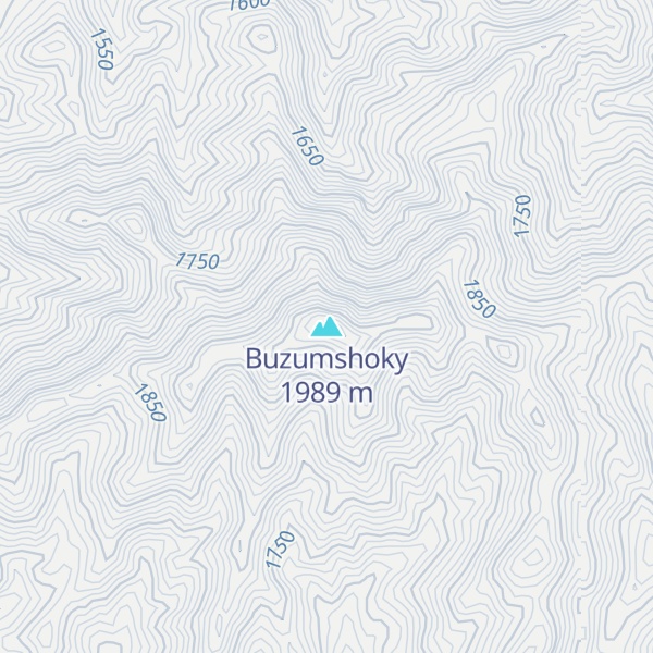 Map of Buzumshoky