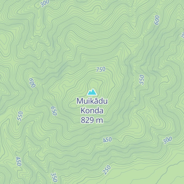 Map of Muikādu Konda