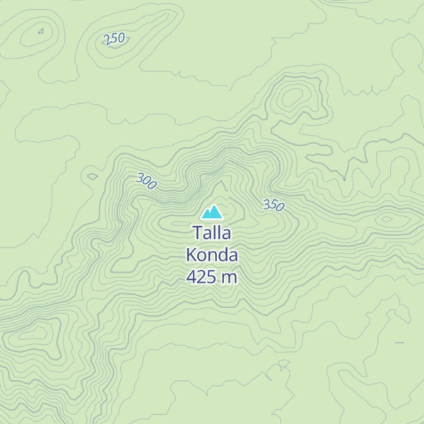 Map of Talla Konda