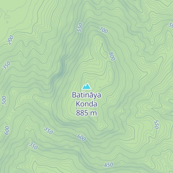 Map of Batināya Konda