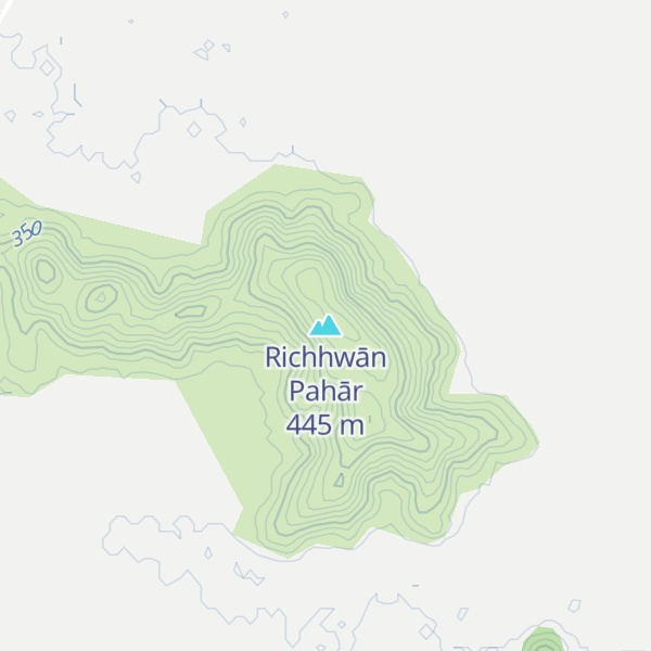 Map of Richhwān Pahār