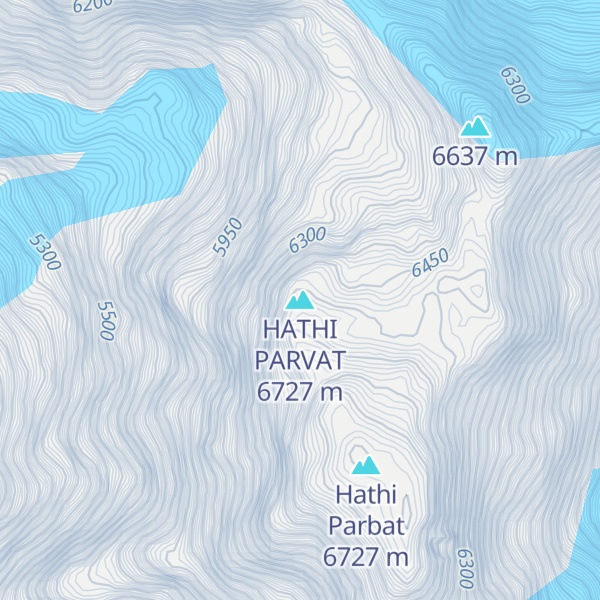 Map of HATHI PARVAT
