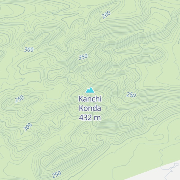 Map of Kanchi Konda