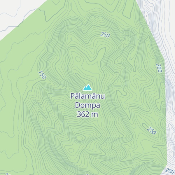 Map of Pālamānu Dompa