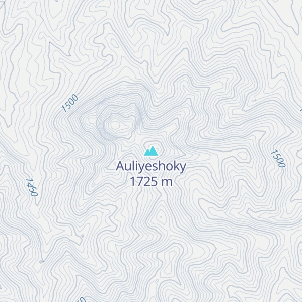 Map of Auliyeshoky