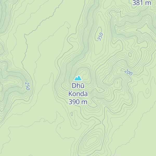 Map of Dhū Konda