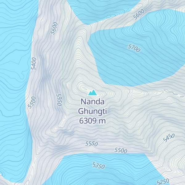 Map of Nanda Ghungti