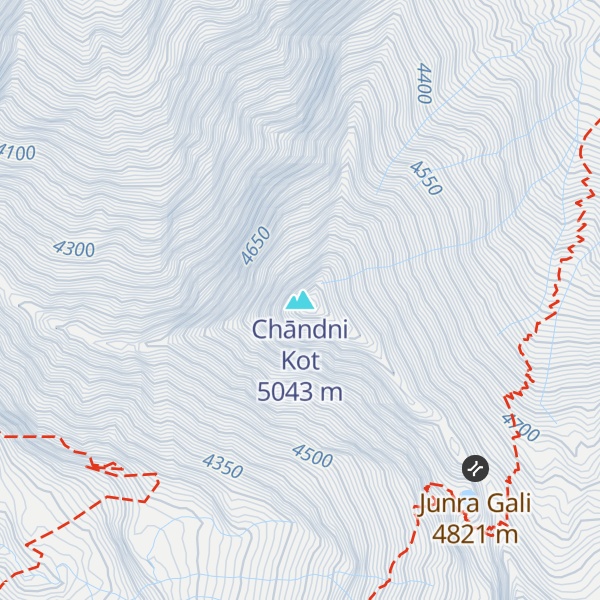 Map of Chāndni Kot