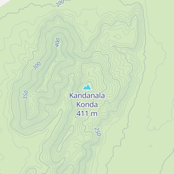 Map of Kandanala Konda