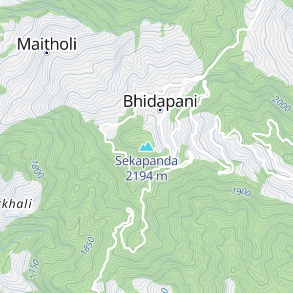 Map of Sekapanda