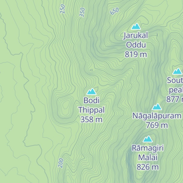 Map of Bodi Thippal