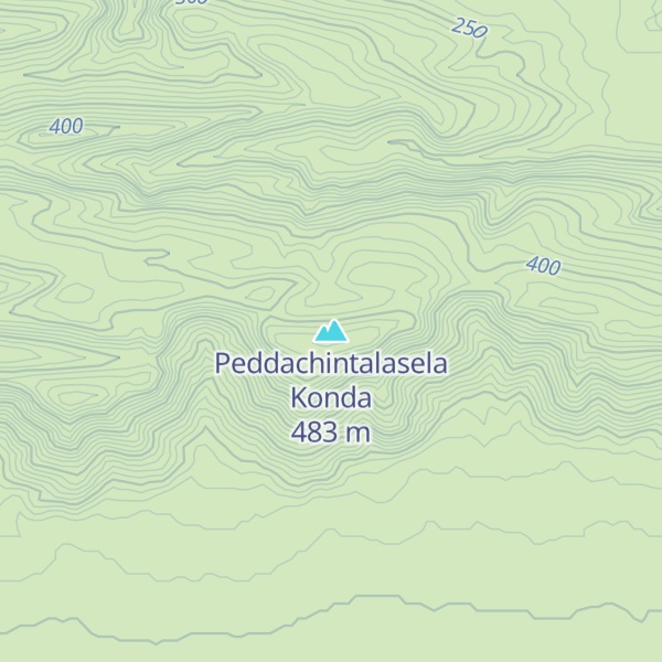 Map of Peddachintalasela Konda