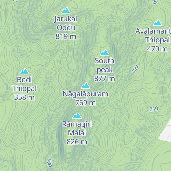 Map of Nāgalāpuram
