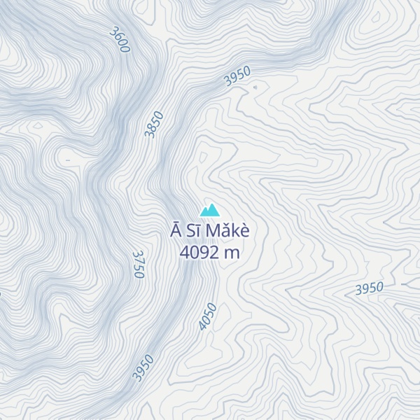 Map of Ā Sī Mǎkè