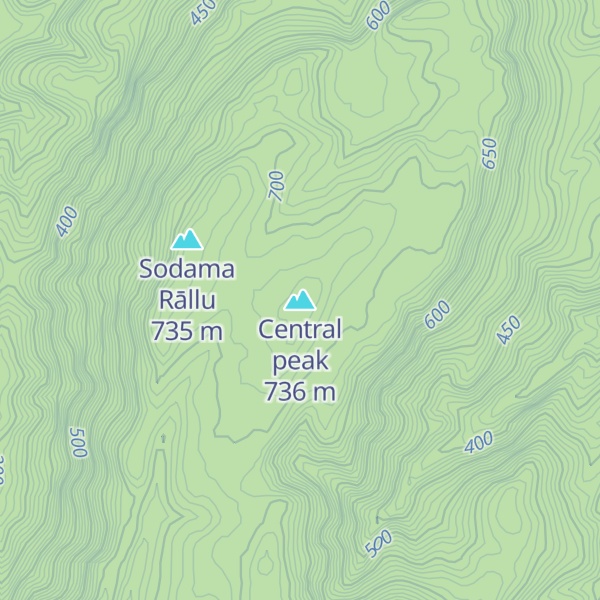 Map of Central peak