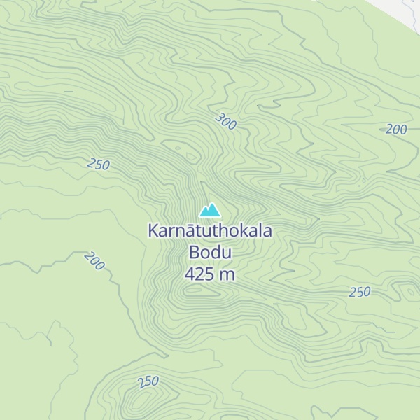 Map of Karnātuthokala Bodu