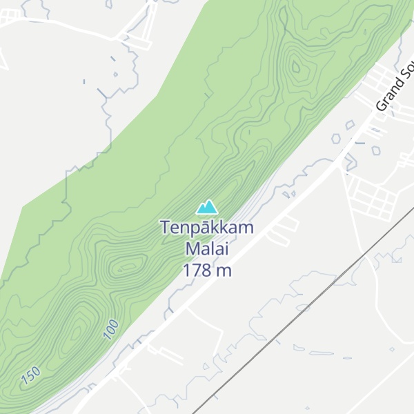 Map of Tenpākkam Malai
