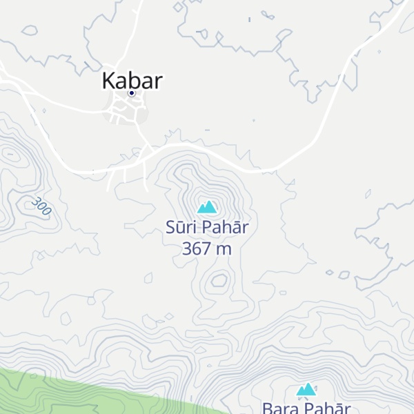 Map of Sūri Pahār