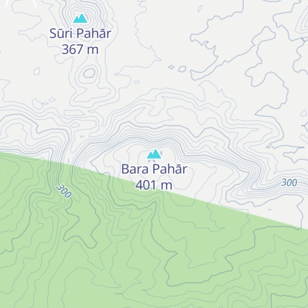 Map of Bara Pahār