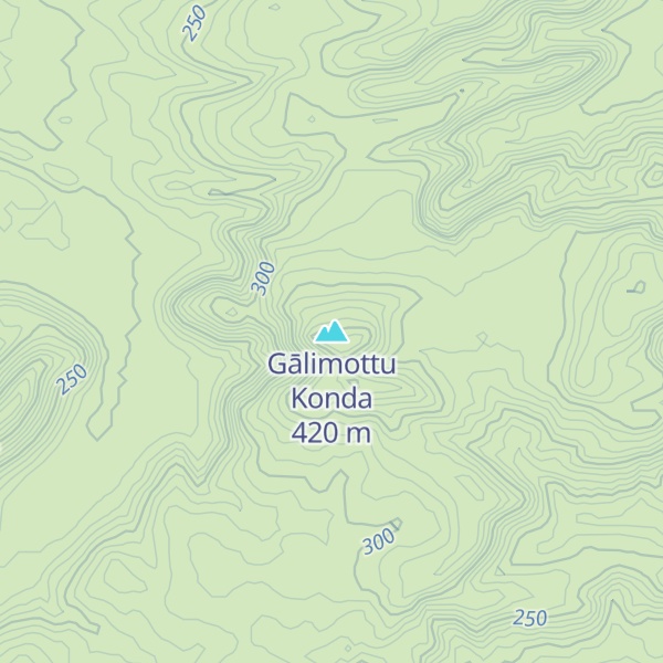 Map of Gālimottu Konda