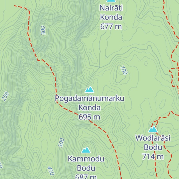 Map of Pogadamānumarku Konda