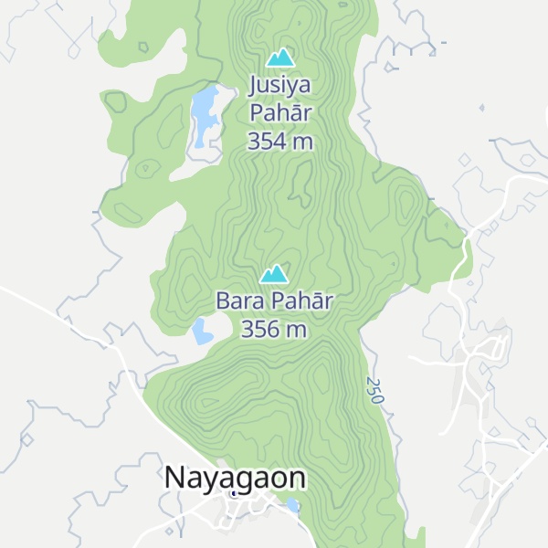 Map of Bara Pahār