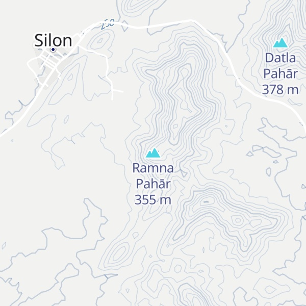 Map of Ramna Pahār