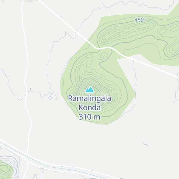 Map of Rāmalingāla Konda