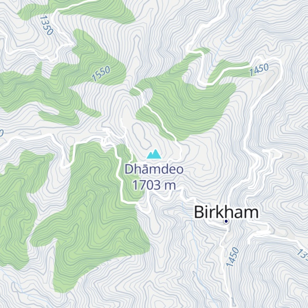 Map of Dhāmdeo
