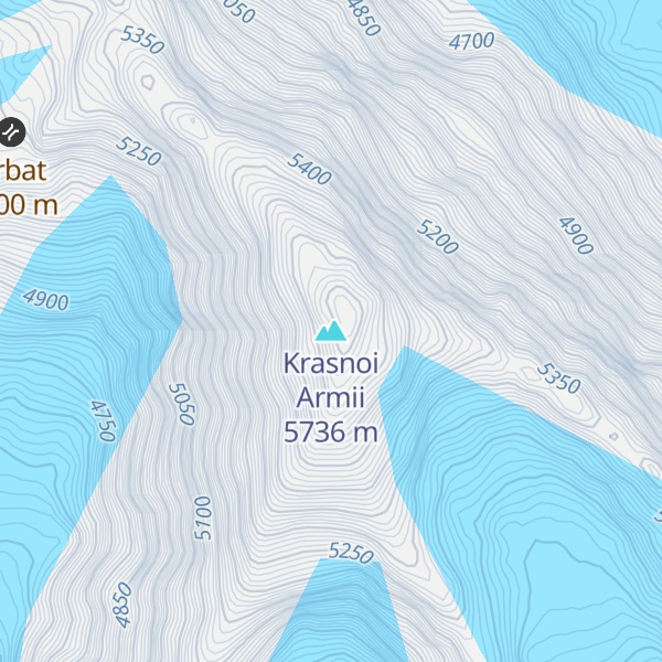 Map of Krasnoi Armii