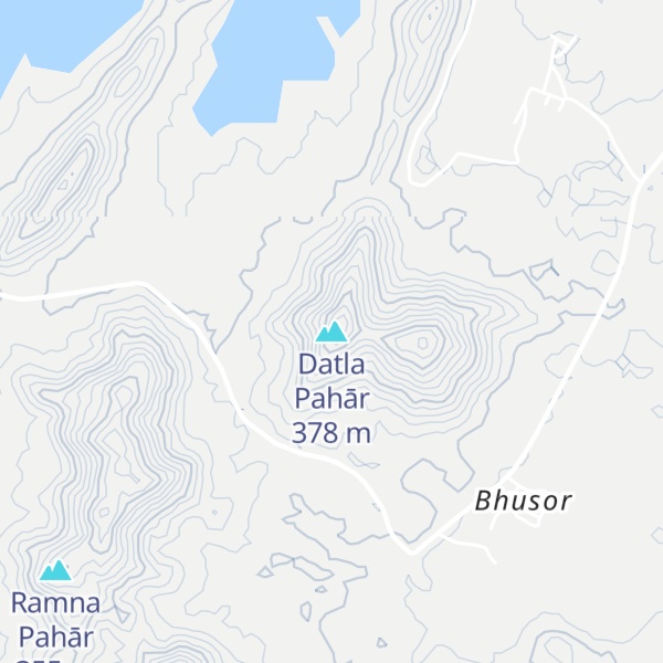 Map of Datla Pahār