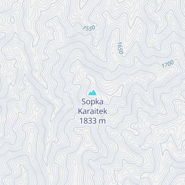 Map of Sopka Karaitek