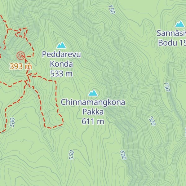 Map of Chinnamangkona Pakka