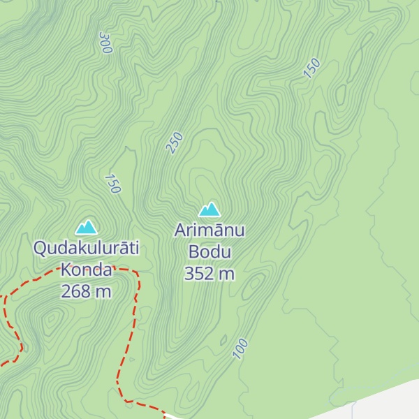 Map of Arimānu Bodu